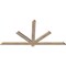 Ekena Millwork Kennewick Smooth Timber Gable Bracket, Douglas Fir, 72"W x 36"H x 1 1/2"D x 3 1/2"F, 12/12 Pitch GBW072X36X0204KEN00SDF - alternate 3